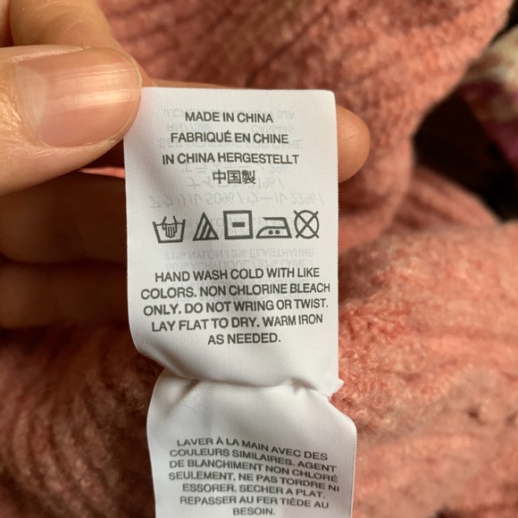 Madewell Northfield pink mockneck sweater - Picture 15 of 16